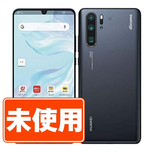 【未使用】HW-02L HUAWEI P30 Pro Black SIMフリー