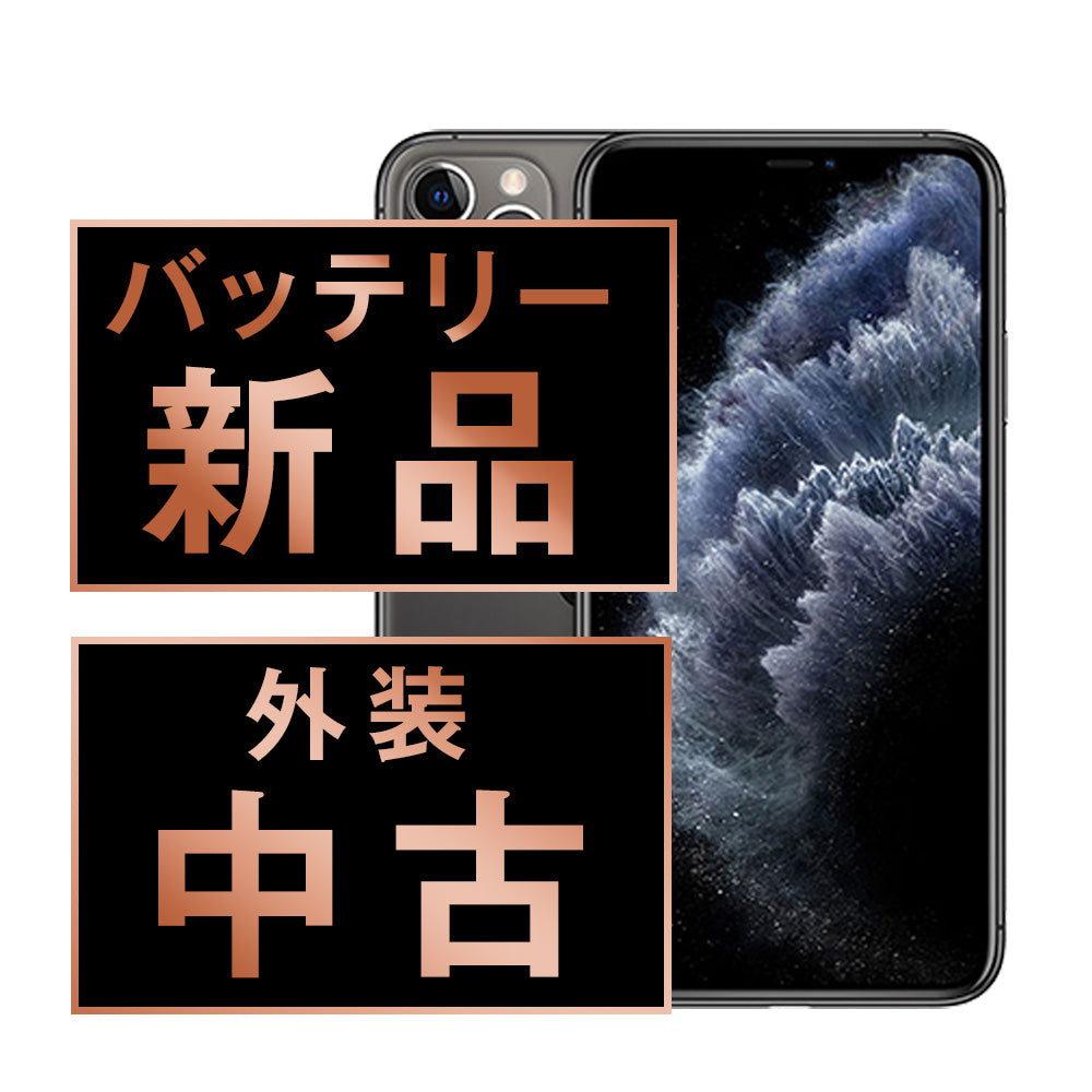 バッテリー100% iPhone11 Pro Max 64GB スペースグレイ Bランク SIMフリー