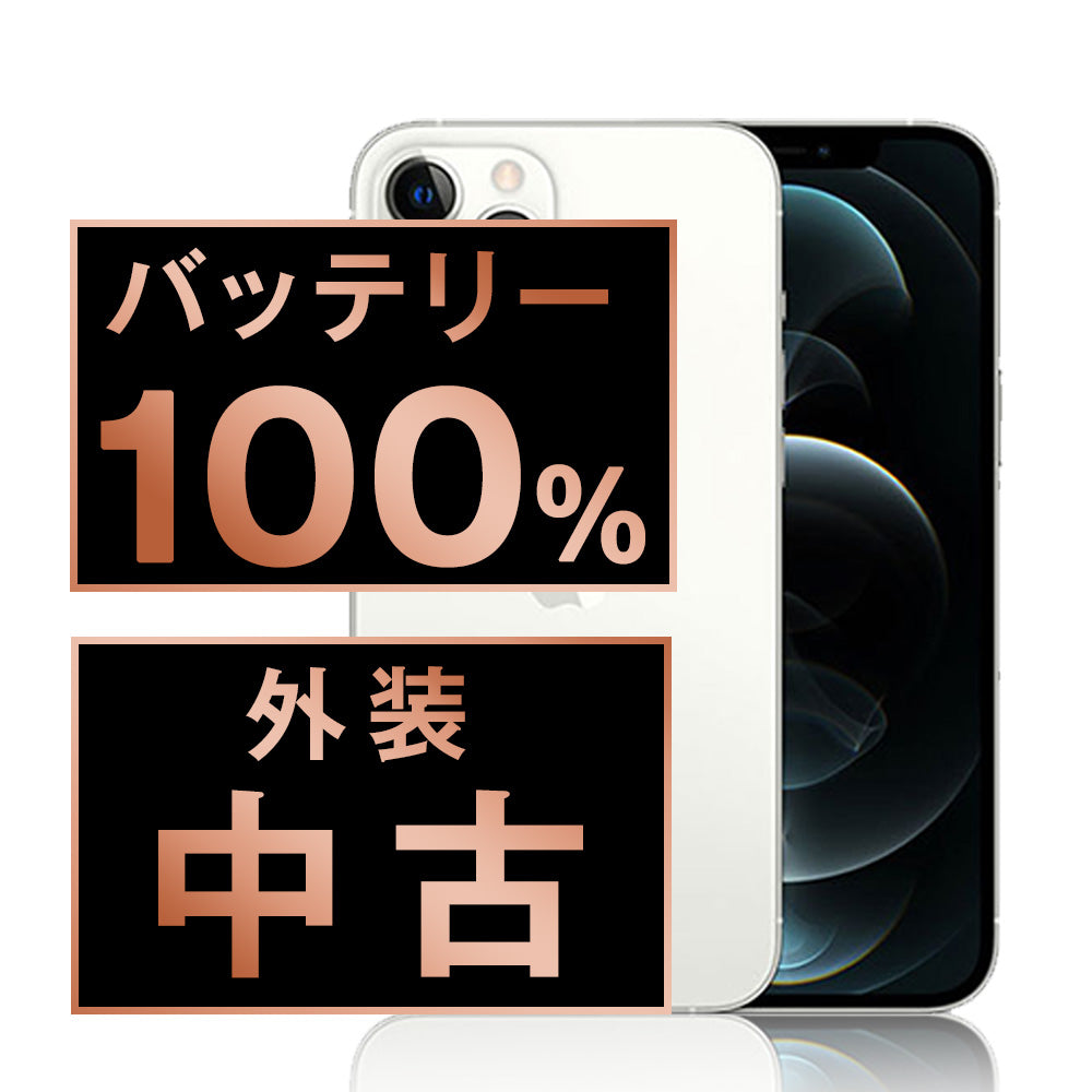 バッテリー100% iPhone12 Pro Max 128GB シルバー Bランク SIMフリー