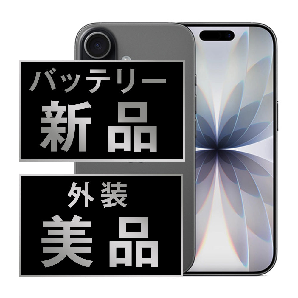 バッテリー100% iPhone17 256GB ブラック Aランク 美品 SIMフリー