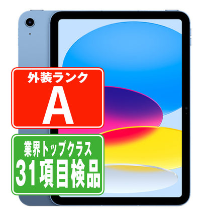 iPad10 Wi-Fi+Cellular 64GB 10.9インチ ブルー A2757 2022/10/1 Aランク 美品 SIMフリー