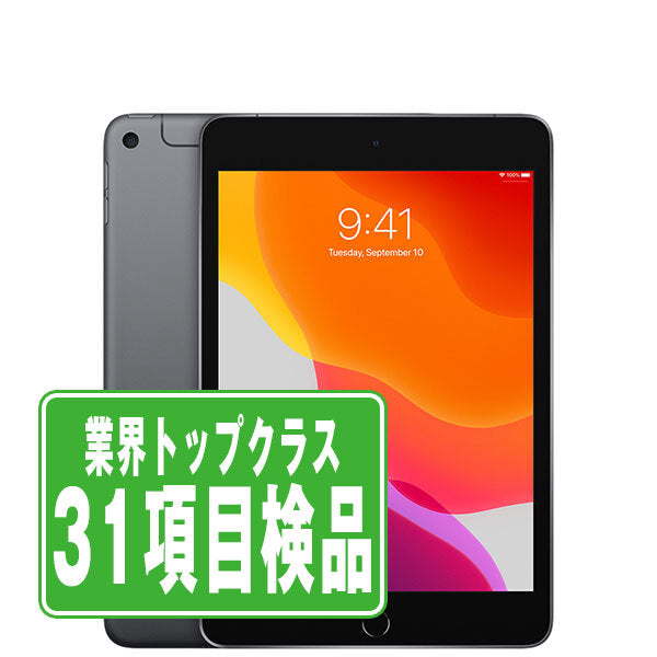 iPad mini5 Wi-Fi+Cellular 256GB スペースグレイ A2124 2019年 Bランク SIMフリー