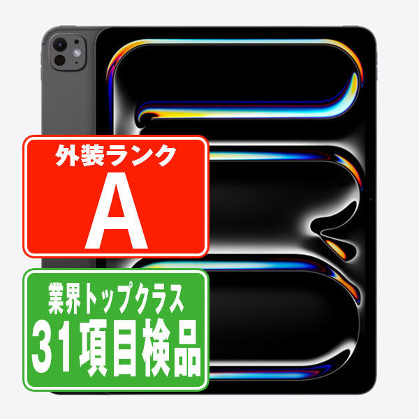 iPad Pro 第1世代 Wi-Fi+Cellular 512GB(13インチ)(標準ガラス) M4 スペースブラック A2926 2024年 Aランク 美品 SIMフリー