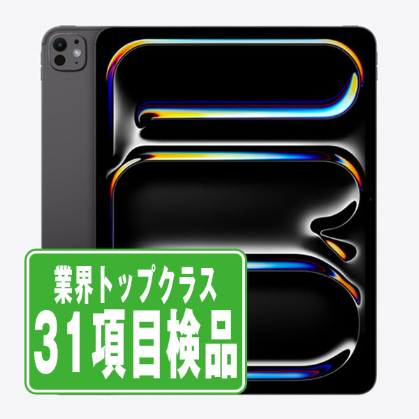 iPad Pro 第1世代 Wi-Fi+Cellular 256GB(13インチ)(標準ガラス) M4 スペースブラック A2926 2024年 Bランク SIMフリー