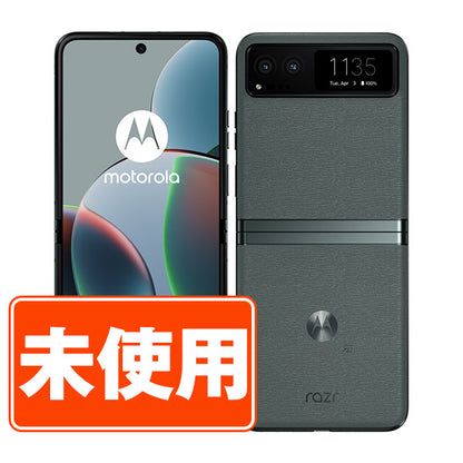 【未使用】motorola razr 40 セージグリーン SIMフリー