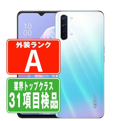 Reno3A ホワイト Aランク 美品 SIMフリー
