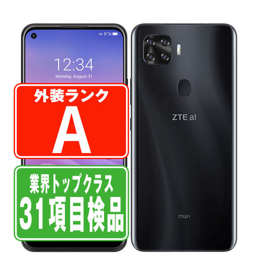ZTG01 ZTE a1 ブラック Aランク 美品 SIMフリー